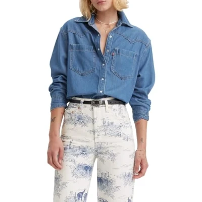 Abbildung von Levi&#039;s Damen Teodora Western Hemd, Going Steady 7, S