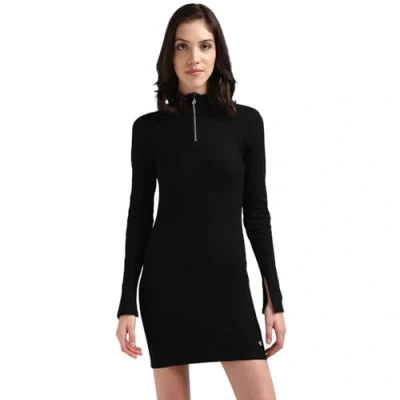 Abbildung von Calvin Klein Jeans Strickkleid, Damen, Größe: XL, Ck black