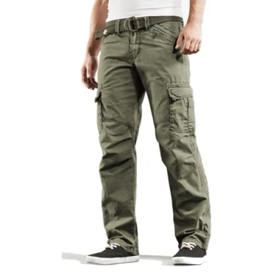 Abbildung von Timezone Herren Cargohose (W32/L32, Light Tank Green)