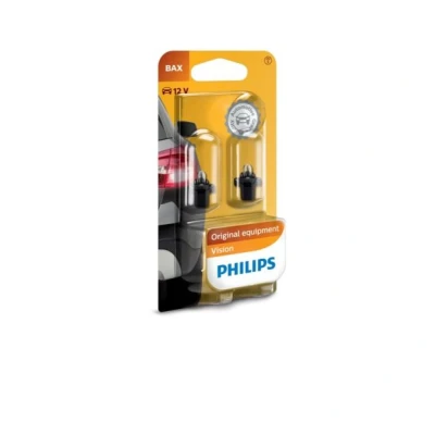Abbildung von PHILIPS 12597B2 Glühlampe, Instrumentenbeleuchtung 12 1,2 Kunststoffsockellampe B8.3s/1.35