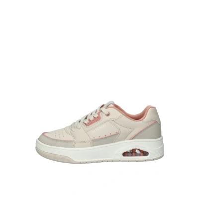 Abbildung von Skechers UNO Court Courted Sneaker low, Damen, Größe: 41, Beige Schuhe