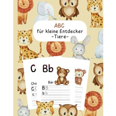 Abbildung von Buchstaben schreiben lernen mit Tieren ABC (Zoo): für Kinder ab 4 Jahren (ABC Kinder)