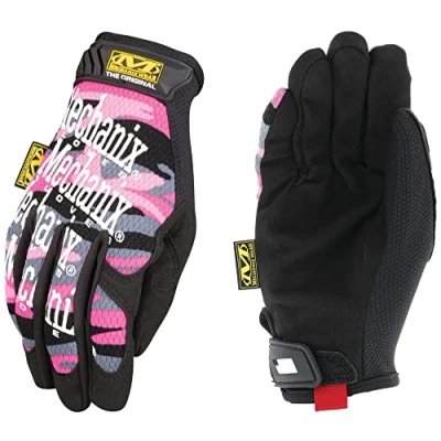 Abbildung von Mechanix Wear Original® Pink Camo Damenhandschuhe (Large, Camouflage)