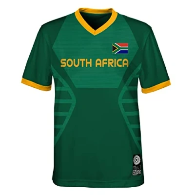 Abbildung von FIFA Offizielles Trikot der Frauenfussball Weltmeisterschaft 2023 für Erwachsene, Südafrika, Grün, X Large