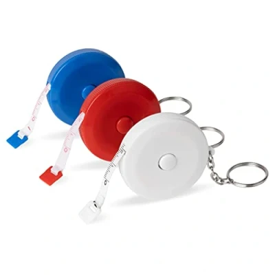 Abbildung von Schneidermaßband, 3 Stück, universal Maßband mit 150 CM / 60&quot; Gesamtlänge, 2 in 1 und INCH Skalierung, Ausmessung von Kleidung, Körper Fett, Rollmaßband, Rolle Messband Rollschachtel