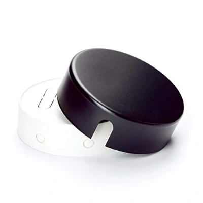 Abbildung von ORION LIGHTSTYLE Verteilerdose Baldachin Deckendose Rosette Abzweigdose Abdeckung Metall (Schwarz)
