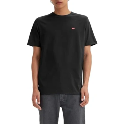 Abbildung von Levi&#039;s Herren Ss Original Housemark Tee T Shirt,Stonewashed Black,L