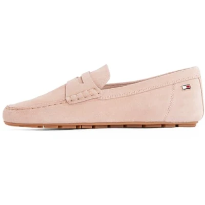 Abbildung von Tommy Hilfiger FLAG SOFT Mokassin, Damen, Größe: 38, Claystone Schuhe