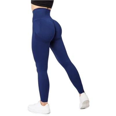 Abbildung von Bellivalini PUSH UP Leggings Hosen, Damen, Größe: Large, Navyblue