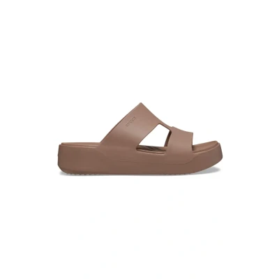 Abbildung von Crocs Getaway Platform Hstrap Pantolette hoch, Damen, Größe: 36.5, Latte Kunststoff