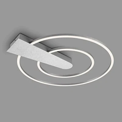 Abbildung von Briloner Leuchten Deckenleuchte »Deckenleuchte NICO DUO«, aluminiumfarbig, LED, dimmbar, 3000 Lumen, Deckenlampe
