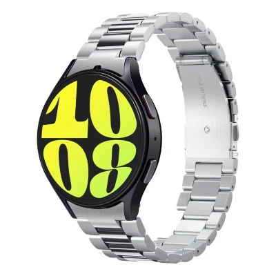 Abbildung von Spigen Modern Fit 316L Armband Kompatibel mit Samsung Galaxy Watch 7 40mm, 6 44mm, Classic 47/43mm Silber