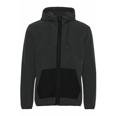 Abbildung von Indicode Jeans Idmanku Fleecejacke, Herren, Größe: Large, Dark grey