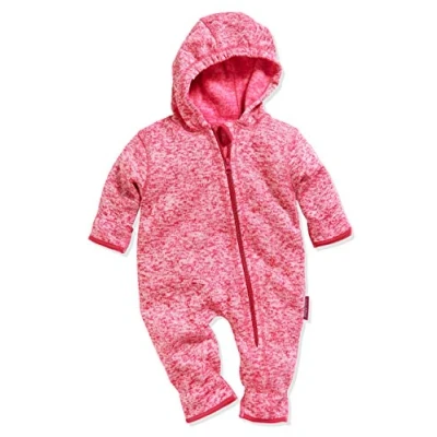 Abbildung von Playshoes Unisex Kinder Fleece Overall Jumpsuit, pink Strickfleece, 74