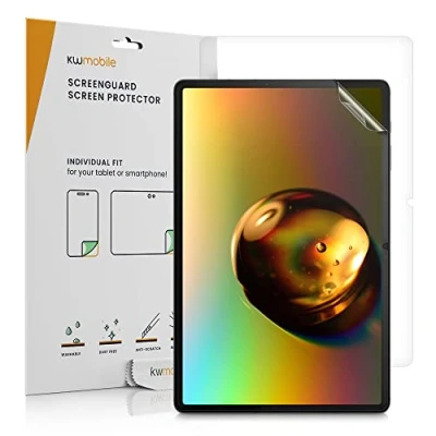 Abbildung von kwmobile 2X Tablet Schutzfolie kompatibel mit Samsung Galaxy Tab S8 Plus Folie Full Screen Protector Displayfolie entspiegelt