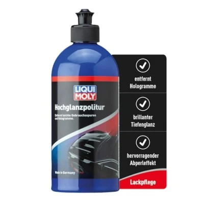 Abbildung von LIQUI MOLY Hochglanzpolitur 500 ml Lackpflege / Lackreinigung Politur Art. Nr.: 21762, farblos
