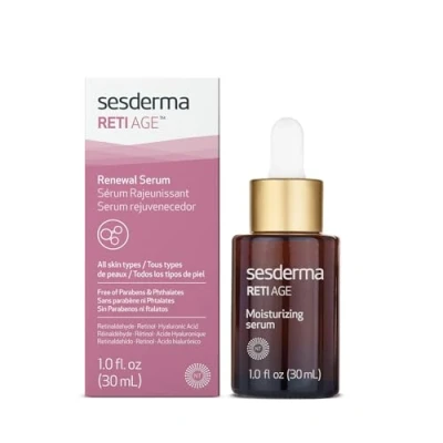 Abbildung von Sesderma Reti Age Liposomales Serum Retinol Erste Anzeichen der Hautalterung Falten Feuchtigkeit Festigkeit Wirkstoffe 30 ml