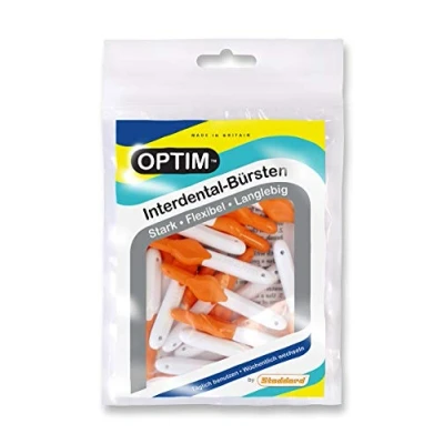 Abbildung von Stoddard Interdentalbürsten 25er Packung, orange 0,45mm Größe 1