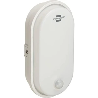 Abbildung von Brennenstuhl LED Ovalleuchte OL 1650 P (15W, 1680lm, 4000K, IP54, Kellerlampe zur Wandmontage mit Bewegungsmelder)
