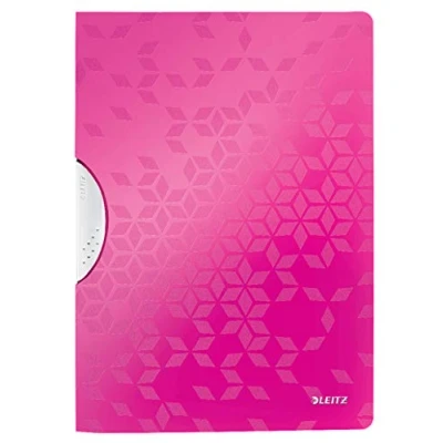 Abbildung von Leitz WOW ColorClip Klemmmappe (A4, PP) pink metallic