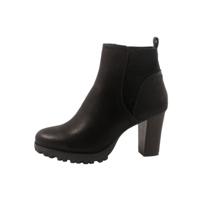Abbildung von Elara Herbst Plateaustiefelette, Damen, Größe: 39, Schwarz Schuhe