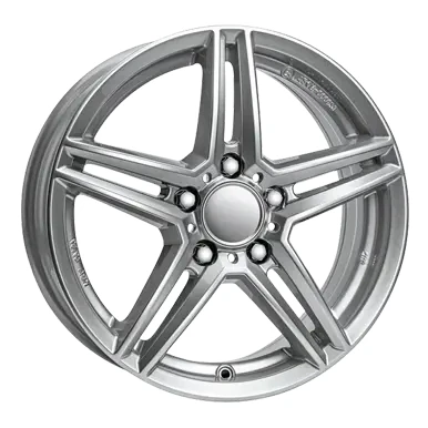 Abbildung von RIAL 5 loch 18Zoll 112mm Alufelge M10 Polarsilber 85834M81 0 Felge