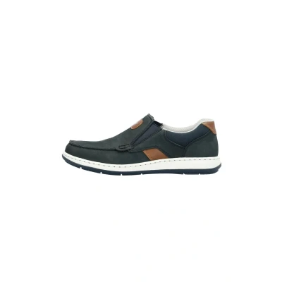 Abbildung von Rieker Slipper, Herren, Größe: 43, Navy Schuhe