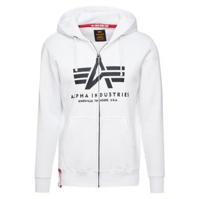 Abbildung von Alpha Industries Sweatjacke, Herren, Größe: Small, White