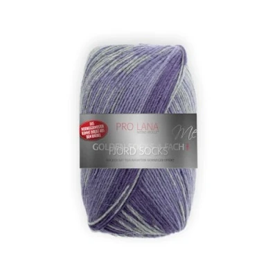 Abbildung von Pro Lana Fjord Socks Farbe 192, Sockenwolle musterbildend, Wolle Norwegermuster zum Stricken, 100g, 400m