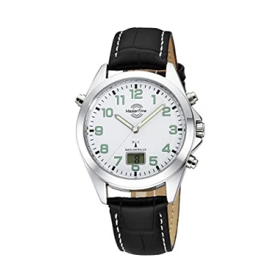 Abbildung von Master Time Funk Quarz Herren Uhr Analog Digital mit Leder Armband MTGA 10735 12L