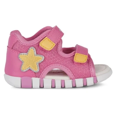 Abbildung von Geox Baby Mädchen B IUPIDOO GIR Sandal, DK PINK/YELLOW, 19 EU