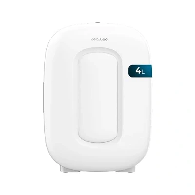Abbildung von Cecotec Mini Kühlschrank Bolero MiniCooling 4L Bora White, Betrieb mit 12V 220V, Kompatibel Auto und Wohnwagen, Kühl Heizfunktion, Temperaturbereich 5 65º, Einfacher Transport.