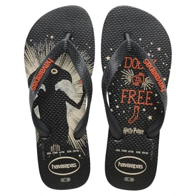 Abbildung von Havaianas Top Harry Potter Flip Flop Unisex Erwachsene, Graffit Metalic, 7.5/8 UK