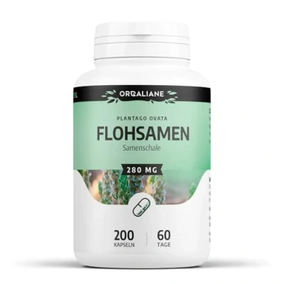 Abbildung von Flohsamen (Psyllium) 380 mg 200 Kapseln