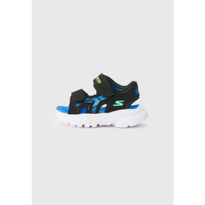Abbildung von Skechers Razor Splash Trekkingsandale für Kinder, Größe: 22, Black/ blue/lime Schuhe