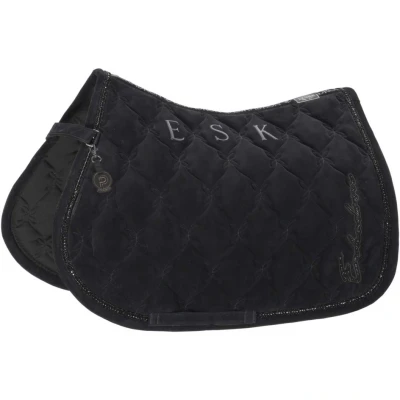 Abbildung von Eskadron Schabracke Velours Crystal Platinum &#039;25 Vielseitigkeit Schwarz Warmblut Agradi.deVerkauft von Agradi