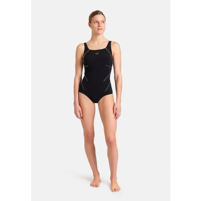 Abbildung von Arena Bodylift Jewel LOW CCUP Badeanzug, Damen, Größe: 42, Black white