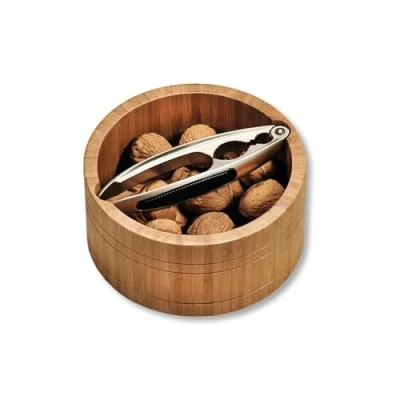 Abbildung von KESPER® Snackschale, 2 tlg., aus Bambus, inkl. Nussknacker