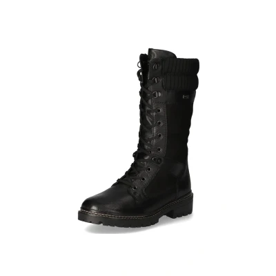 Abbildung von Remonte Schnürstiefel, Damen, Größe: 41, Schwarz Schuhe