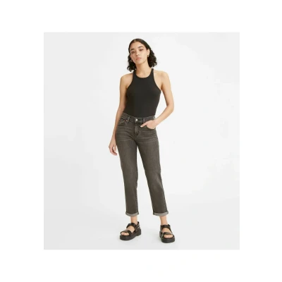 Abbildung von Levi&#039;s MID RISE Boyfriend Jeans Slim Fit, Damen, Größe: 34x27, Blacks