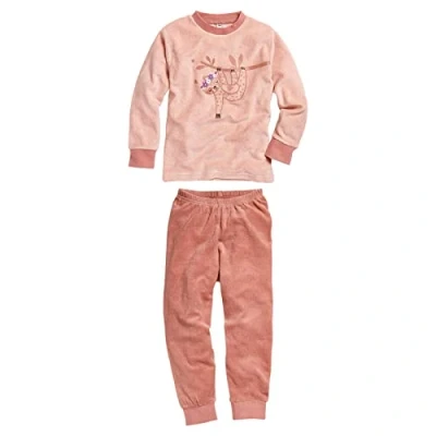 Abbildung von Playshoes Unisex Kinder Frottee Schlafanzug Zweiteilig Pyjamaset, Faultier, 98 EU