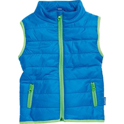 Abbildung von Playshoes Unisex Kinder Steppweste Outdoor Jacke, Blau, 92 EU