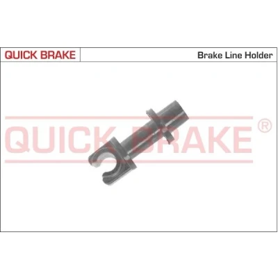 Abbildung von Halter, Bremsleitung QUICK BRAKE X