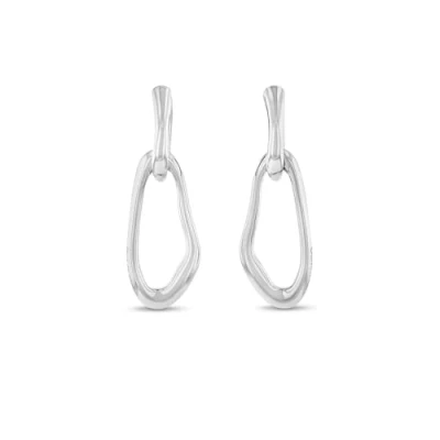 Abbildung von Calvin Klein Hängende Ohrringe für Damen Kollektion CK STATEMENT LINKS aus Edelstahl 35000749