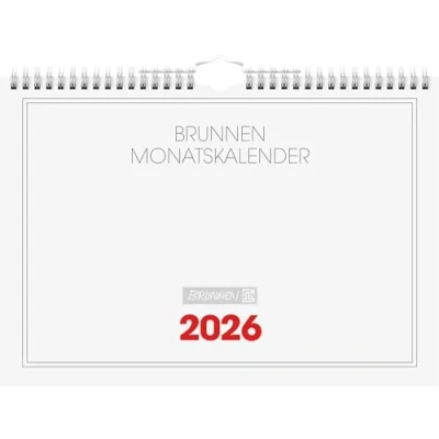Abbildung von BRUNNEN Monatskalender 2026 297x210 mm