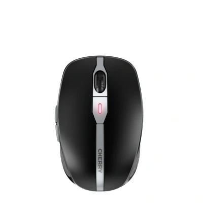 Abbildung von CHERRY MW 9100, Kabellose Maus, Wahlweise Verbindung Über Bluetooth Oder 2,4 GHz Funk, 3 Stufig Regelbare Auflösung Bis 2400 dpi, Wiederaufladbar, Schwarz