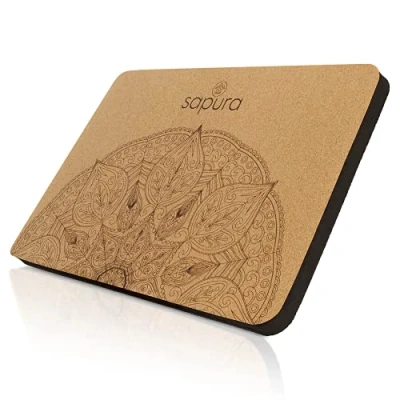 Abbildung von Kniekissen Yoga + Tasche Balance Pad Knieschoner Koordination Stabilität Balancekissen Fitness Knie und Ellenbogenpad