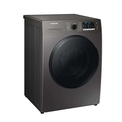 Abbildung von Samsung WD8ETA049BX/EG Waschtrockner, 8/5 kg, 1400 U/min, Ecobubble, AirWash, Hygiene Dampfprogramm, Inox