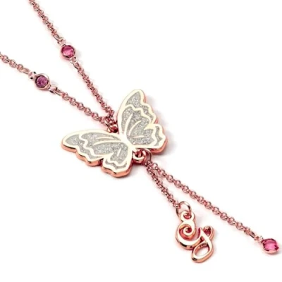 Abbildung von WICKED Glinda Halskette Schmetterling Roségold, Einheitsgröße, Zinklegierung: 93 % Zink, 3 Kupfer, 4 Aluminium, Kein Edelstein