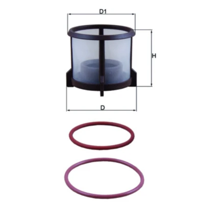 Abbildung von MAHLE ORIGINAL KX 72D2 Kraftstofffilter Filtereinsatz